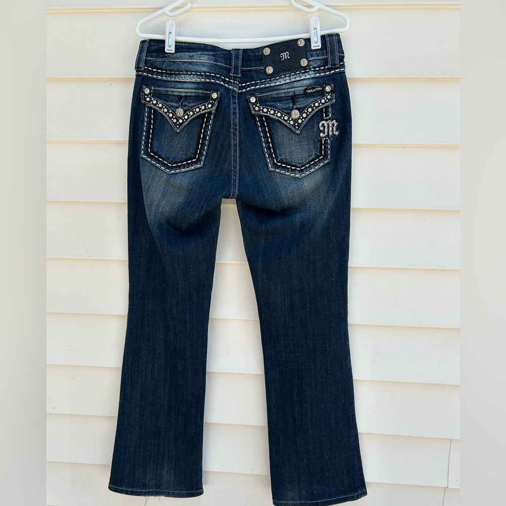 Miss Me Blue Flare & Wide Leg Jeans - Picture 3 of 13